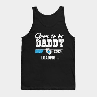 New annoucement for dad, daddy, papaa 2024, soon to bee daddy 2024 Tank Top